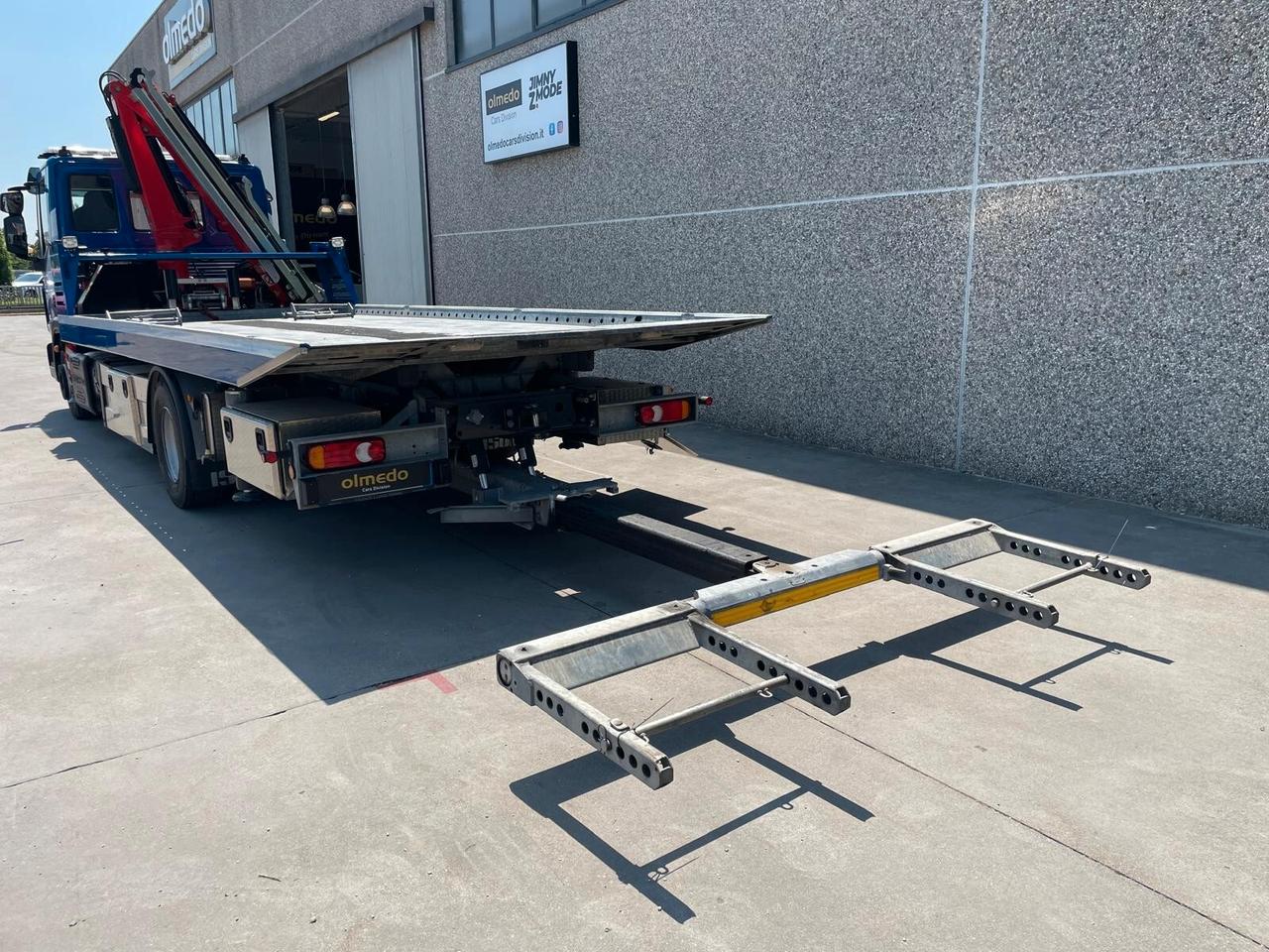 Iveco Eurocargo 120El22P Pas Carro Atrezzi Isoli Slide-D + Gru Fassi
