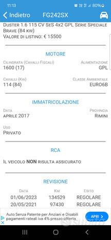 Dacia Duster 1.6 115CV Start&Stop 4x2 GPL Lauréate
