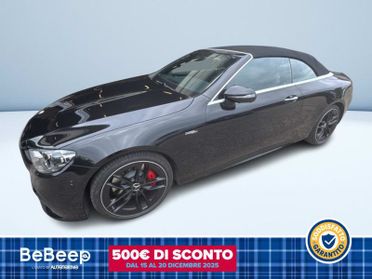 Mercedes-Benz Classe E Cbr E CABRIO 53 AMG MHEV (EQ-BOOST) 4MATIC + AUTO MY20