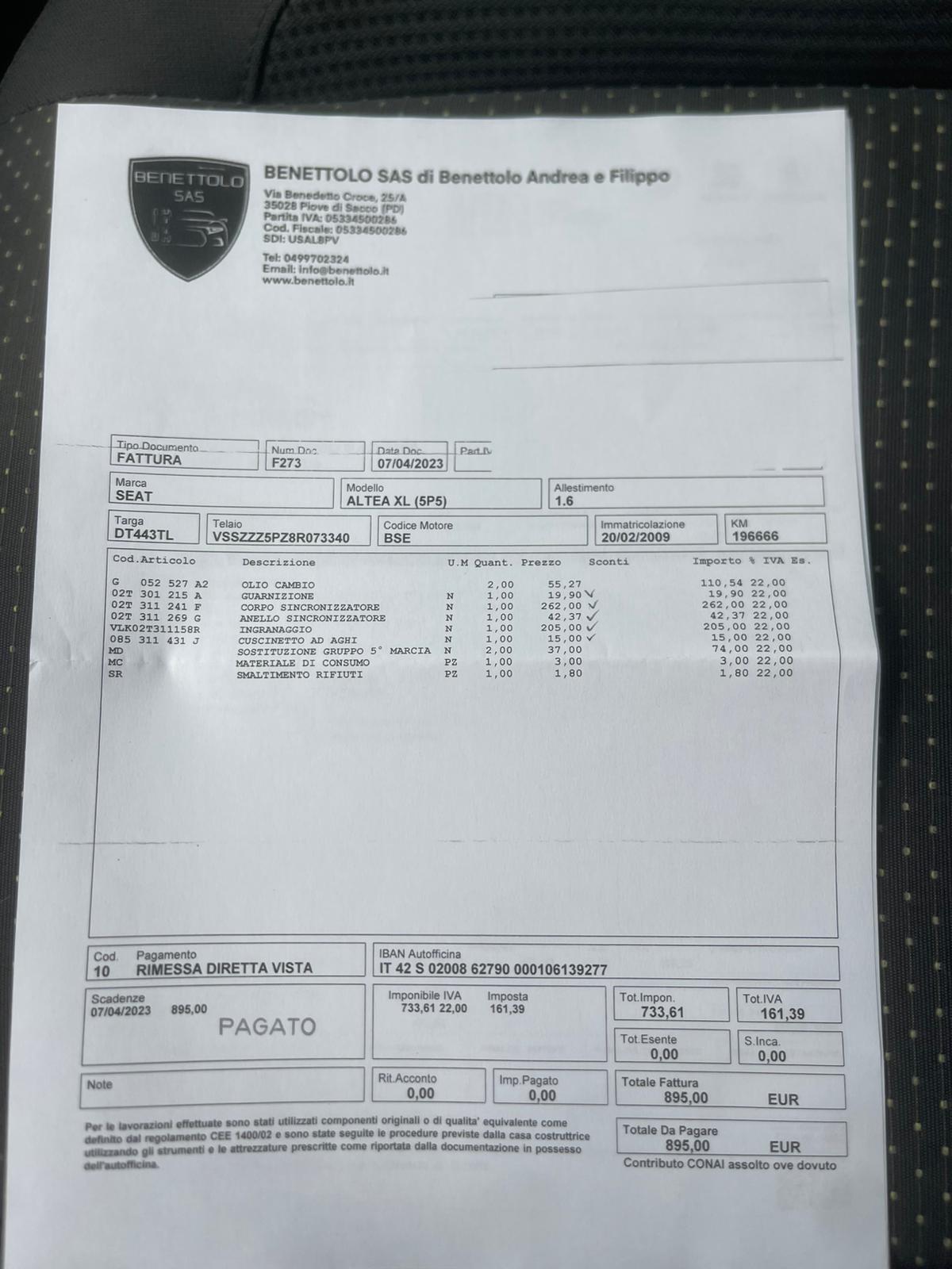 Seat Altea XL 1.6 GPL Style Dual