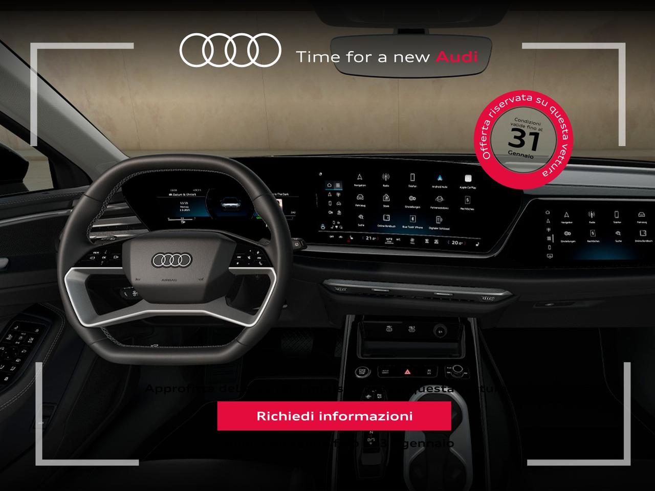 Audi A6 avant 2.0 tdi mhev + s line edition quattro 204cv s-tronic