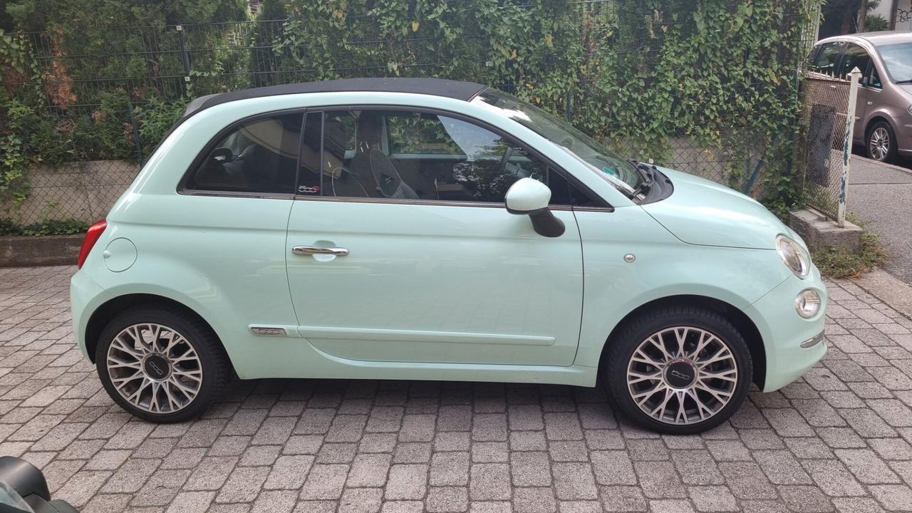 Fiat 500 C 1.2 Lounge 69 cv anno 2017 km 54000
