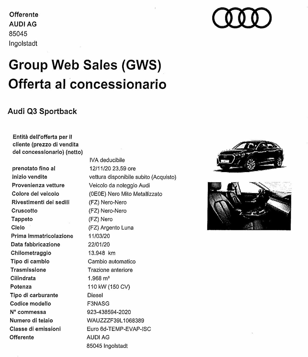 Audi Q3 SPB 35 TDI S tronic