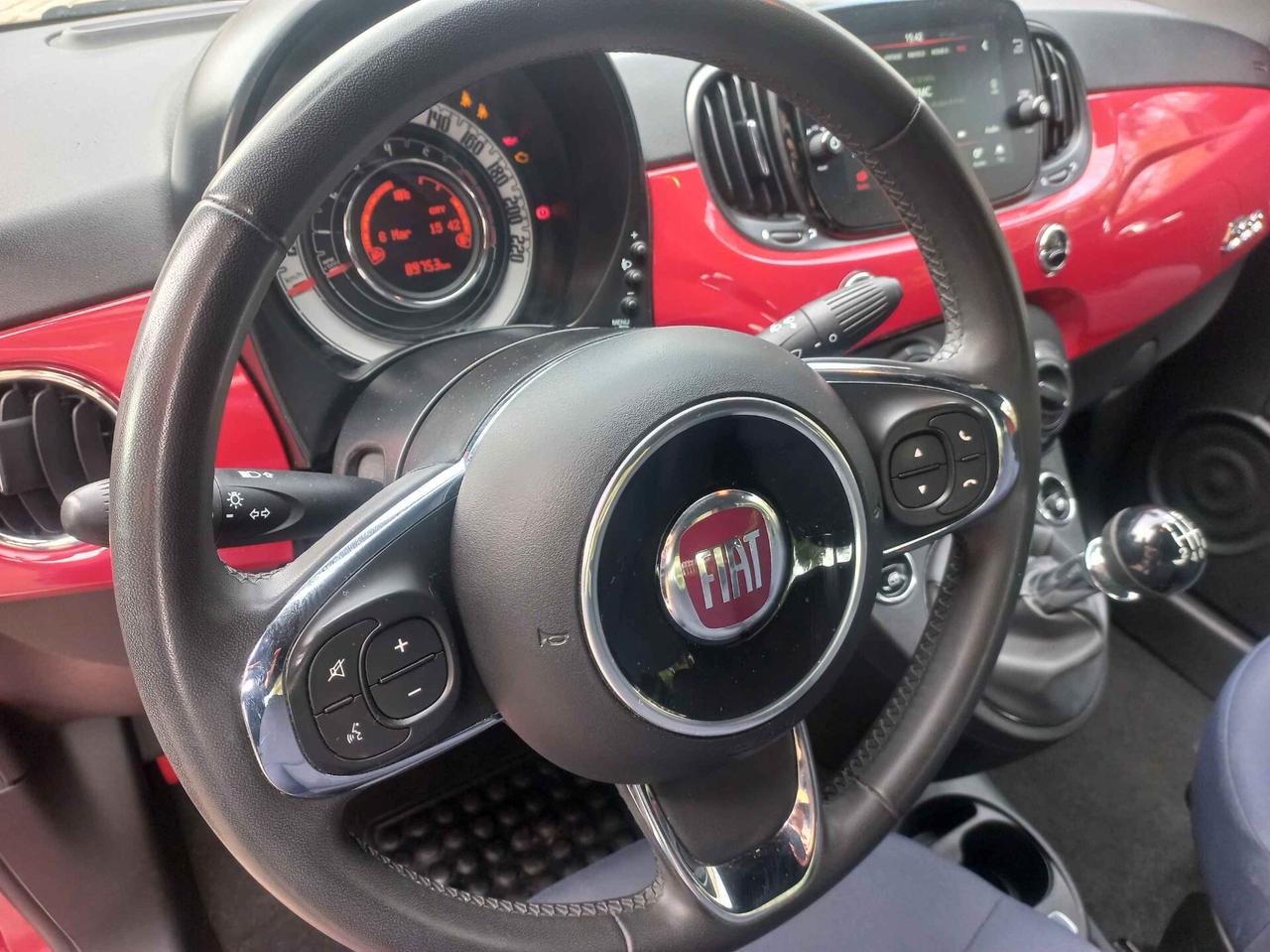 Fiat 500 1.0 Hybrid Red