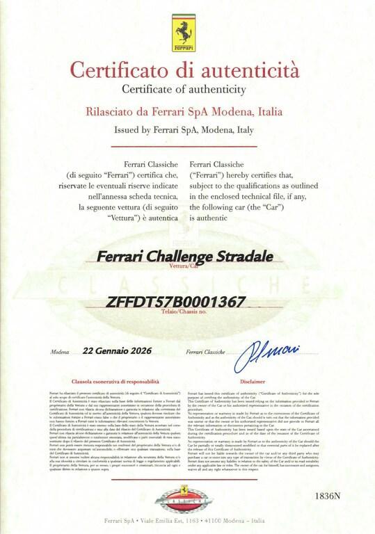 Ferrari 360 Coupe 3.6 Challenge Stradale F1
