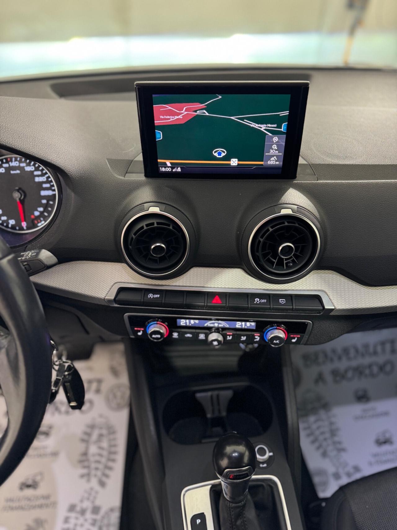 AUDI Q2 1.6 TDI S-TRONIC SEDILI RISCALDATI , SENSORI ANT & POST E NAVIGATORE