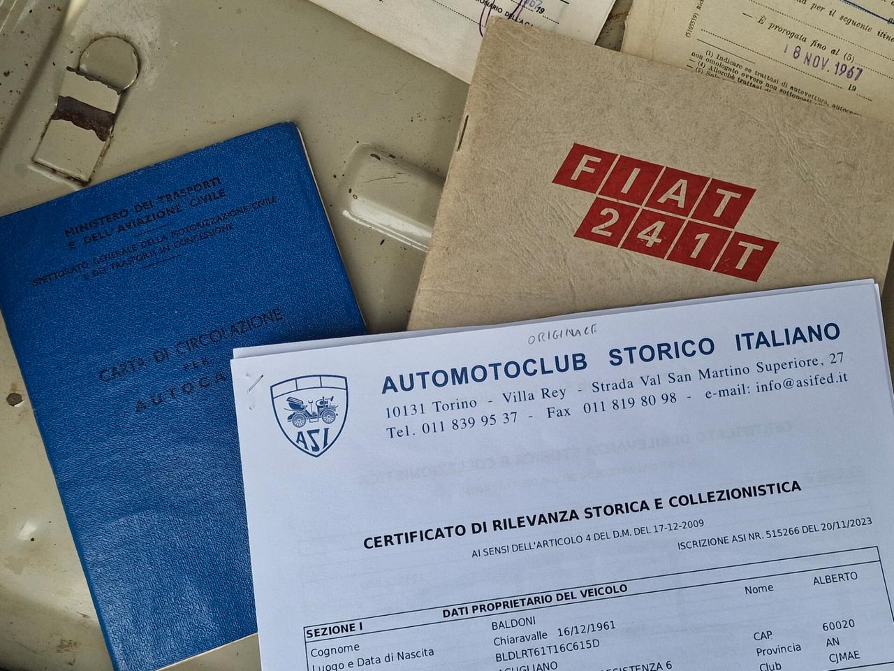 Fiat 242 241 T Pick-Up 77.000 km Unico Proprietario