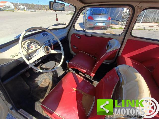 FIAT 600 LIBRETTO E TARGHE ORIGINALI
