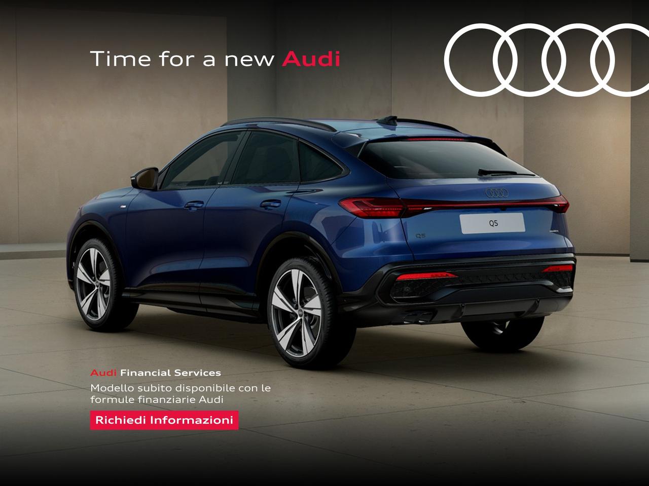 Audi Q5 sportback 2.0 tdi mhev+ s line edition quattro 204cv s-tronic