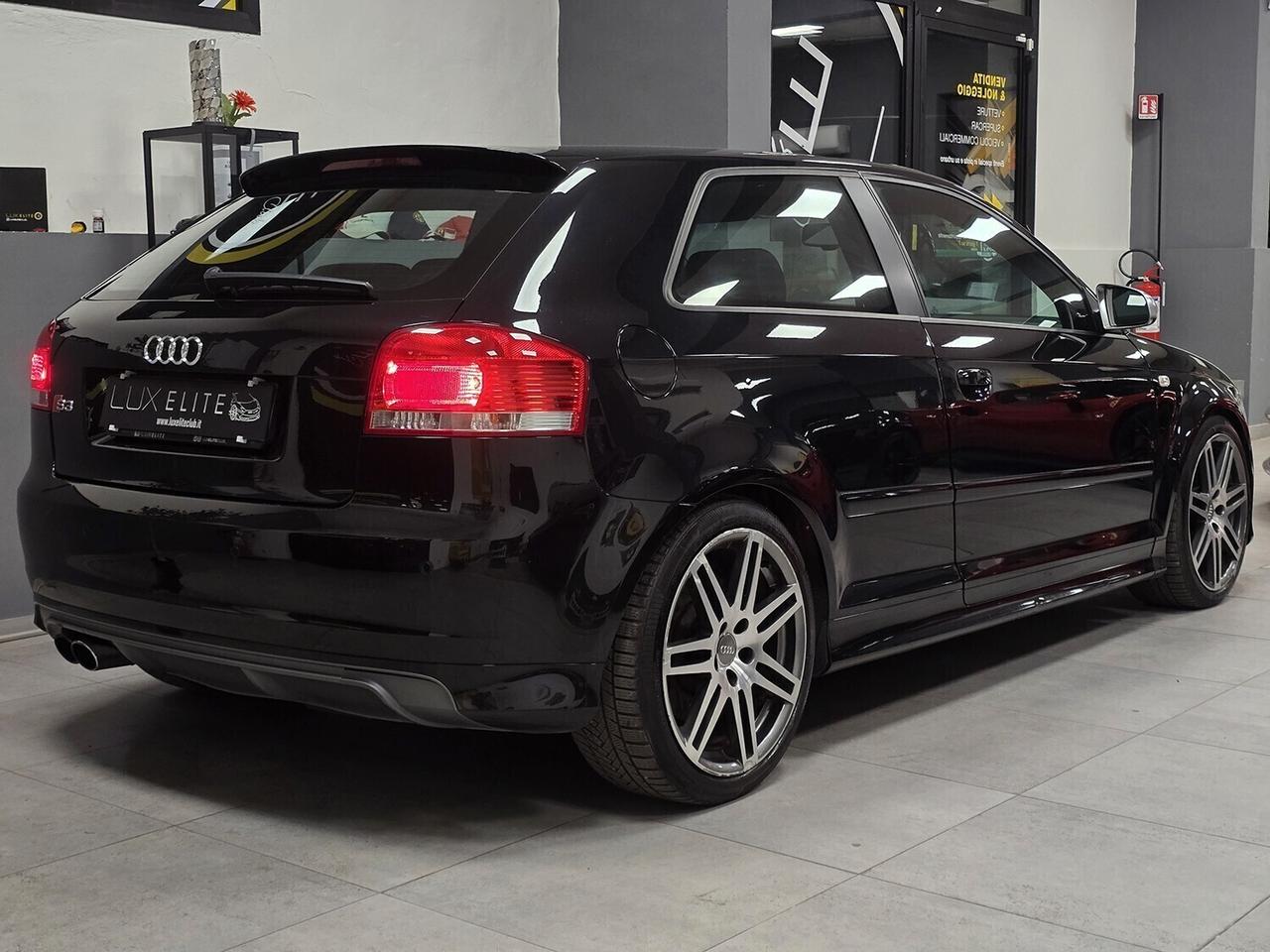 Audi A3 II 3P 2.0 tfsi QUATTRO 265cv FRIZIONE + VOLANO NUOVI €3500_GARANZIA 12 MESI _ FULL OPTIONAL_TETTO_AUDIO BOSE
