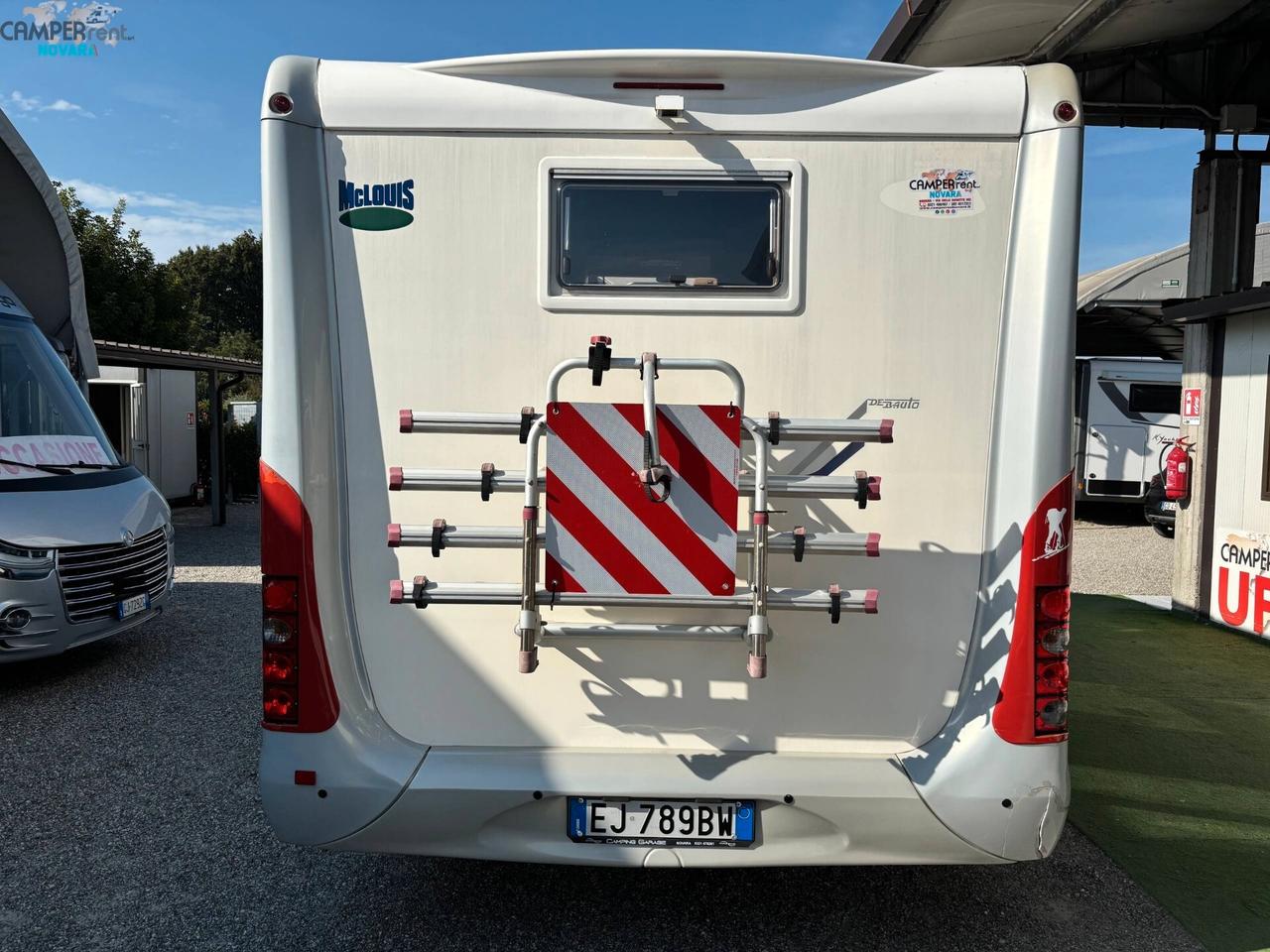 MCLOUIS TANDY 675G - Semintegrale con letto matrimoniale in coda ad altezza variabile