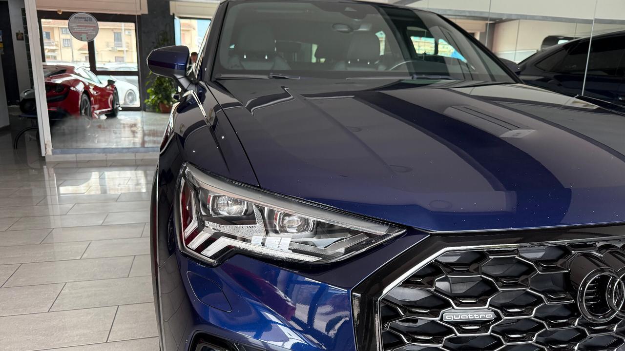 AUDI Q3 SPORTBACK 2.0 TDI QUATTRO S LINE S TRONIC IDENTITY BLACK
