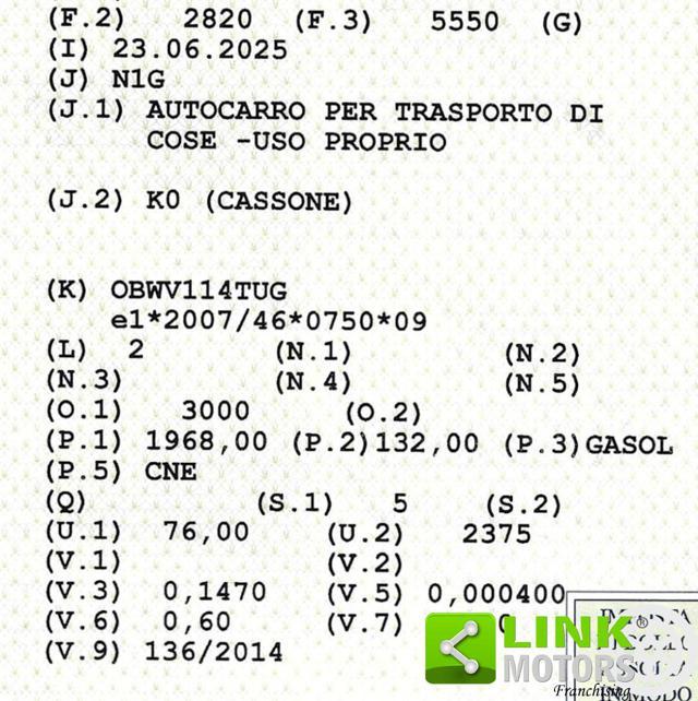 VOLKSWAGEN Amarok 2.0 BiTDI 180 CV 4MOTION Perm. Autocarro Gancio T.