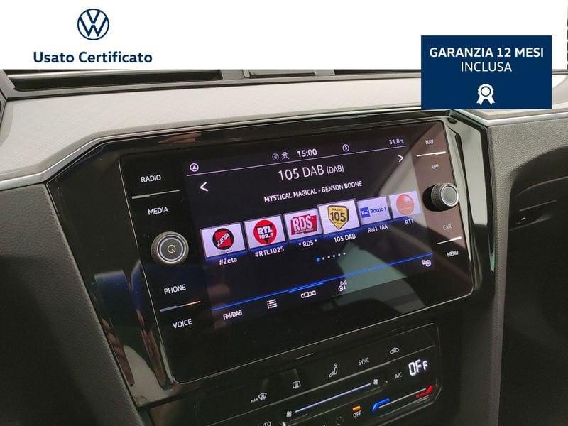 Volkswagen Passat Variant 2.0 tdi Business 150cv dsg