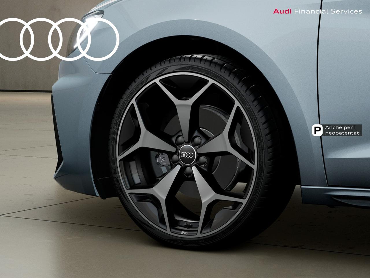 Audi A1 sportback 30 1.0 tfsi identity black 116cv s-tronic