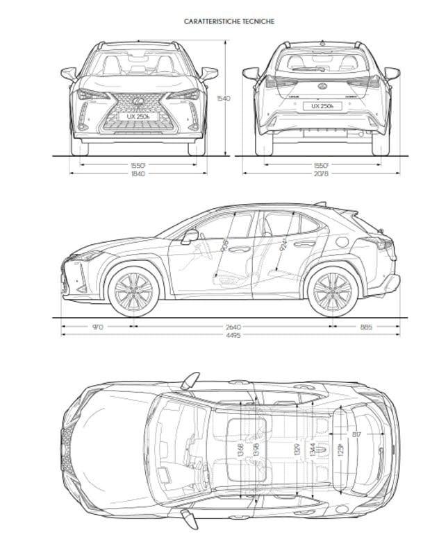 Lexus UX Hybrid Design