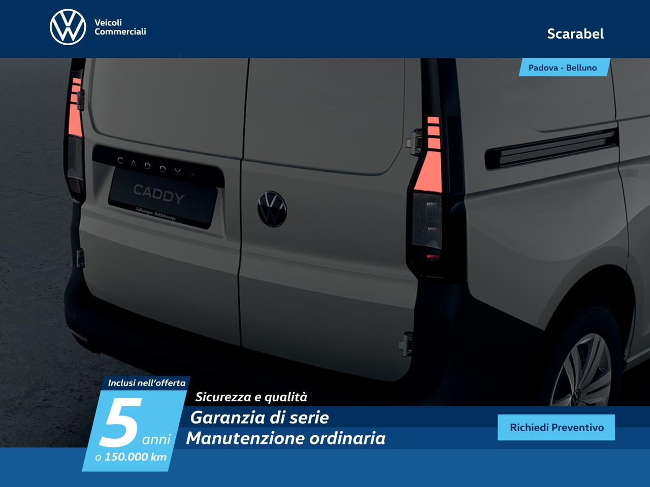 Volkswagen Caddy cargo 2.0 tdi 122cv business dsg7 my24