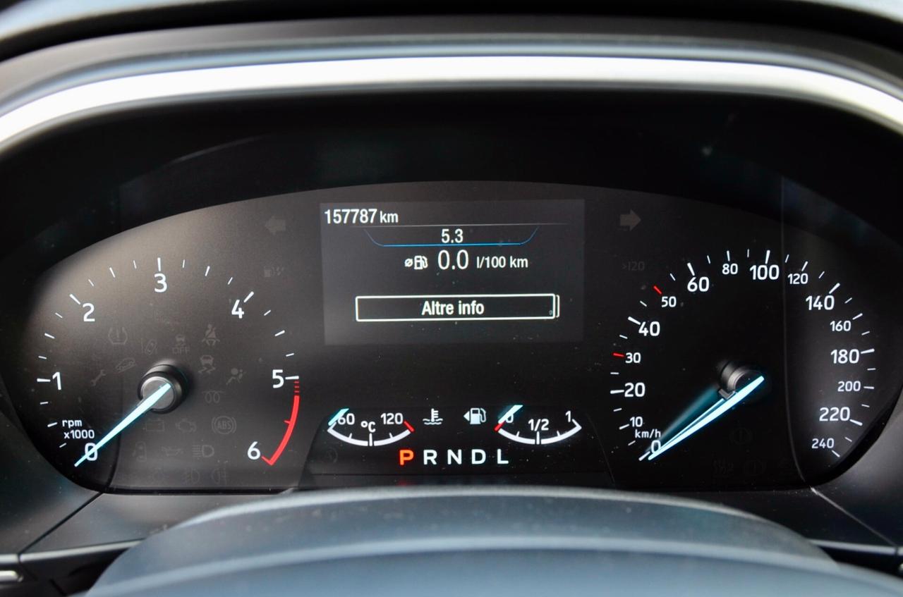 FORD FOCUS SW 1.5 TDCI ECOBLUE BUSINESS CO-PILOT 120cv AUTO, UFF ITALIANA, EURO 6D, RETROCAMERA, APPLE ANDROID, PERMUTE
