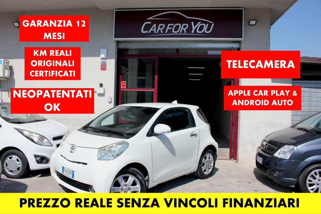 Toyota iQ *PREZZO REALE* 1.4 DIESEL 90 CV KM REALI CERTIFICATI GARANZIA 12 MESI NEOPAT OK TAGLIANDAT