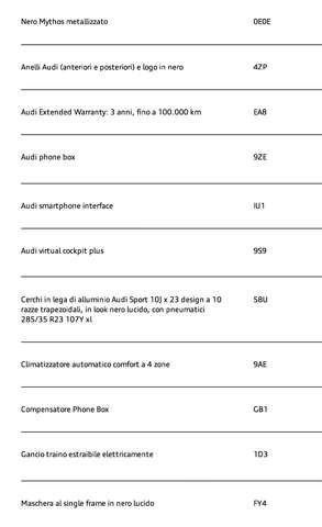 Audi Q8 50 3.0 tdi mhev Sport qu tip SEDILI S/TETTO/GANCIO