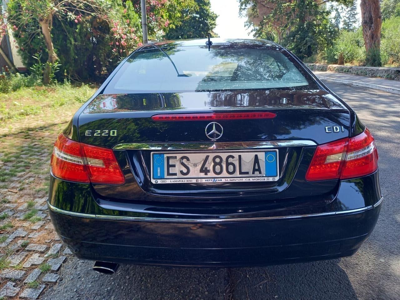 Mercedes E 220 CDI Coupe 170cv Tagliandata