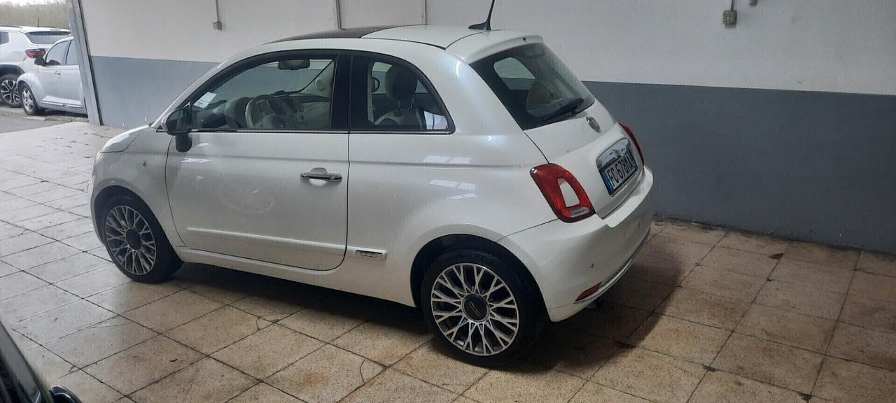 Fiat 500 cc0.9 twinair turbo benzina cambio automatico anno 2016
