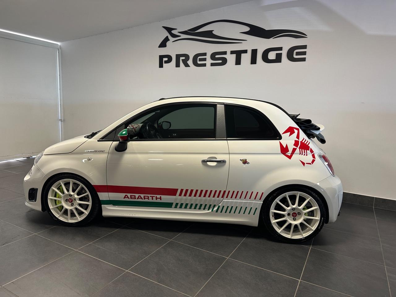 ABARTH CABRIO OVER 300CV MTA PELLE ROSSA PRONTA CONSEGNA