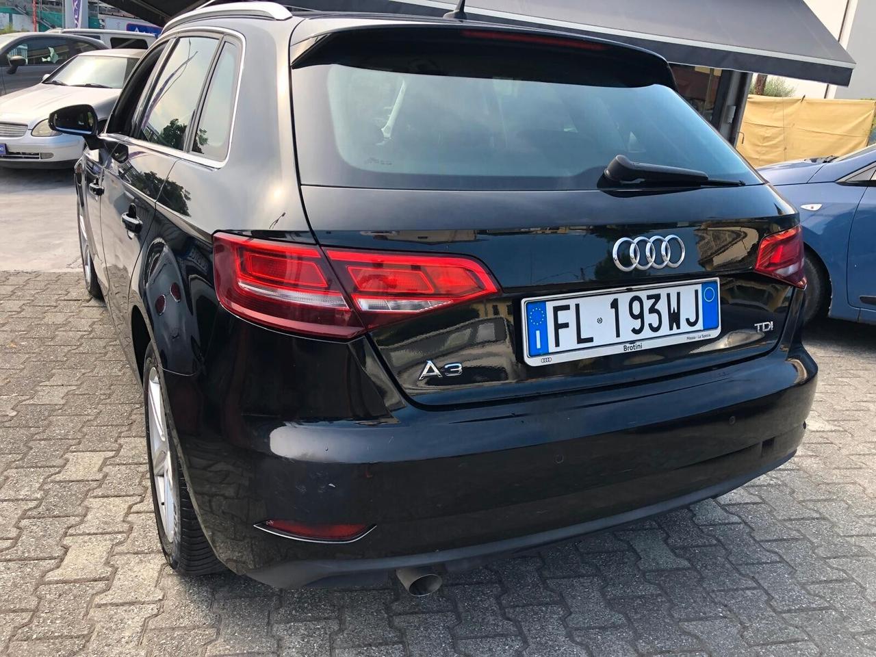 Audi A3 SPB 1.6 TDI 116 CV UNICO PROPRIETARIO TAGLIANDATA GARANZIA EUROPEA 12 MESI CONFORMGEST