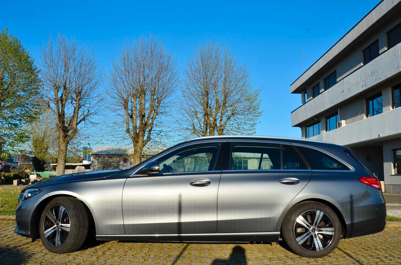 MERCEDES-BENZ C 220d SW MHEV SPORT 200cv AUTO, UFF ITALIANA, EURO 6D, FARI LED, RETROCAMERA, LUCI AMBIENTE, PERMUTE