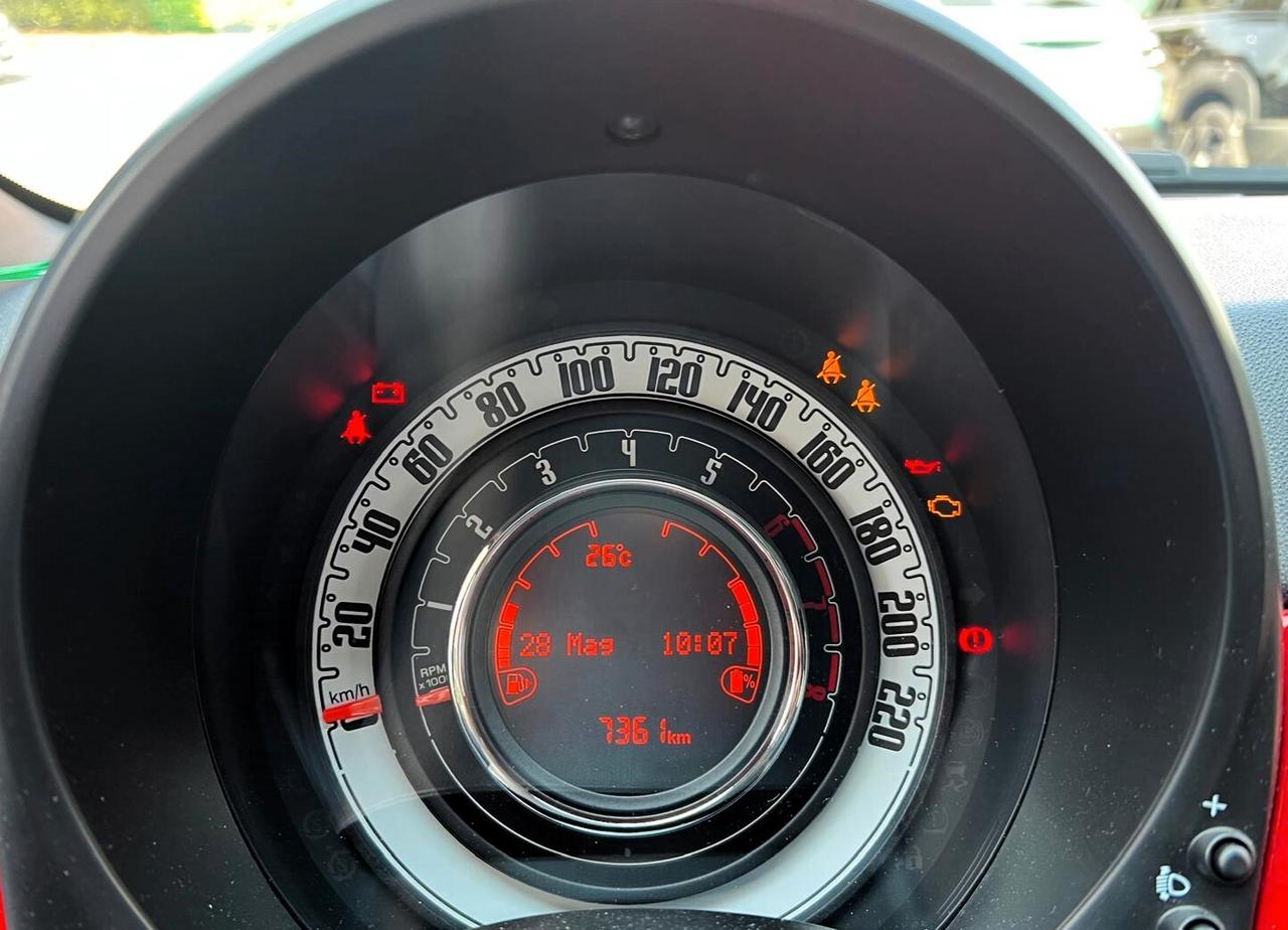 Fiat 500 1.0 Hybrid Red 70CV