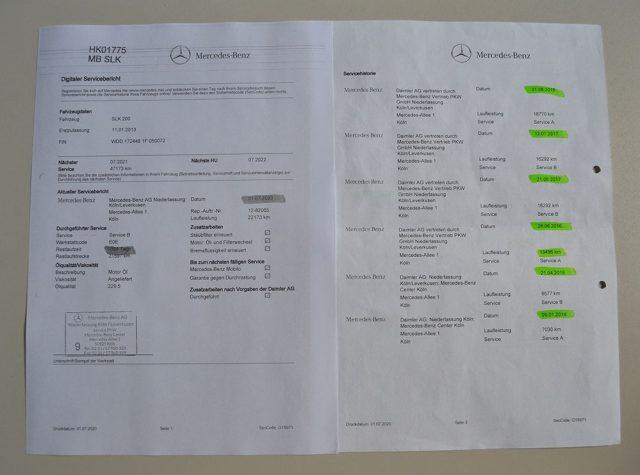 MERCEDES-BENZ SLK 200 Aut. Premium "Km 27800-Pelle-Pdc-Tagliandi MB-18"