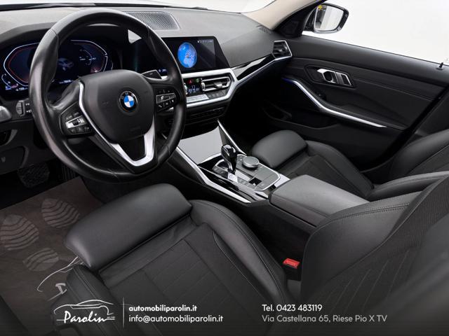 BMW 318 d 48V Sport Aut. Berlina Black pack-Telecamera-LED