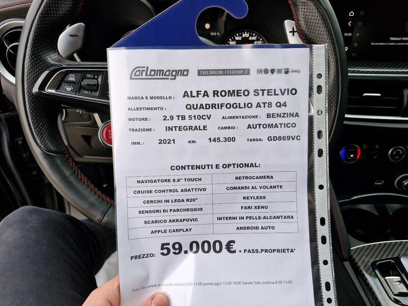 Alfa Romeo Stelvio 2020 2.9 V6 Quadrifoglio Q4 510cv auto