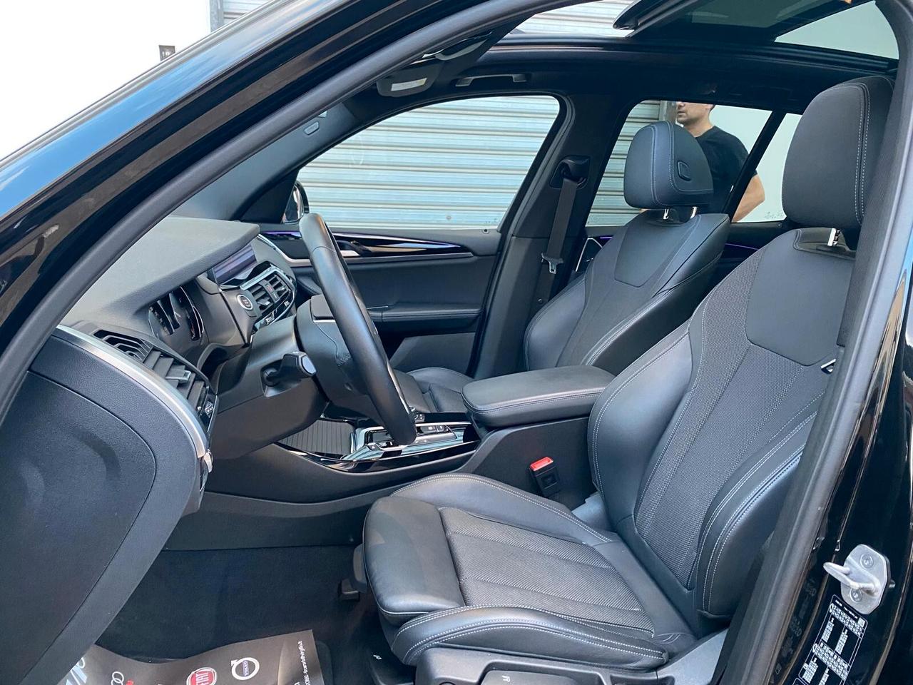BMW X3 20D X-DRIVE X-LINE MHEV 48V 190CV TETTO PELLE CAM ANNO 2021