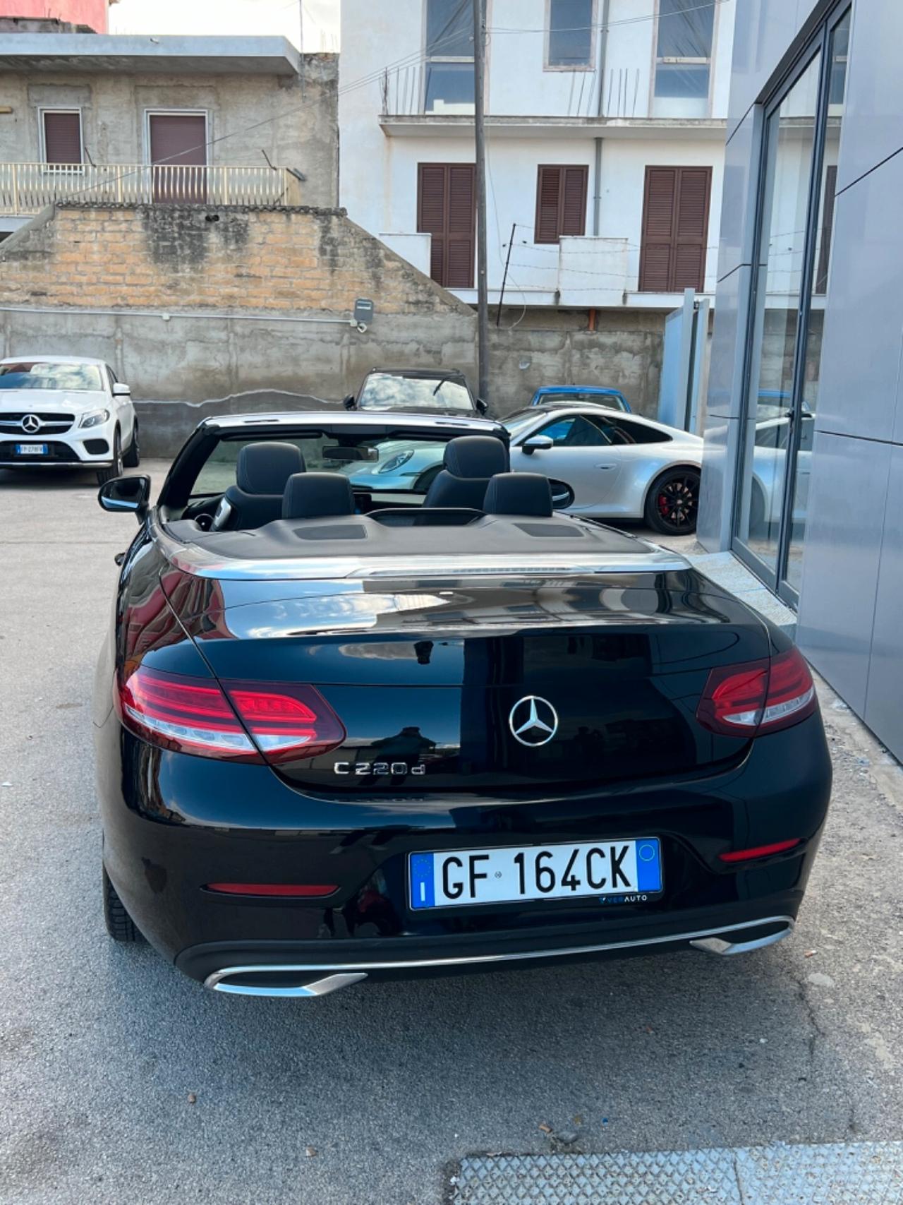 Mercedes-benz C 220 d Cabrio Sport - anno 2021 - km 125.000