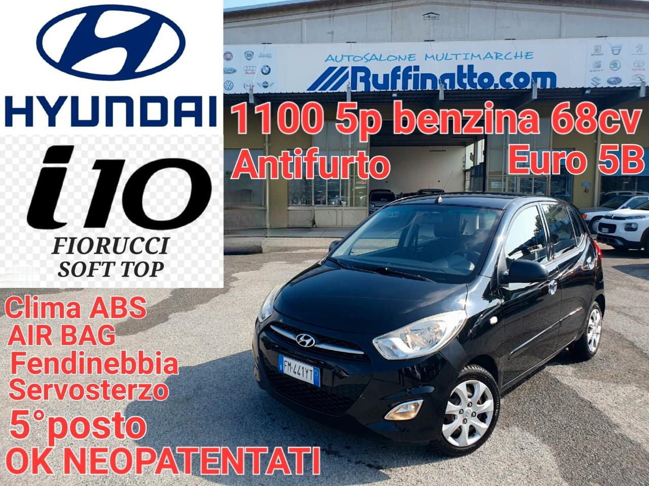 Hyundai i10 HYUNDAI 1.1 FIORUCCI SOFT TOP