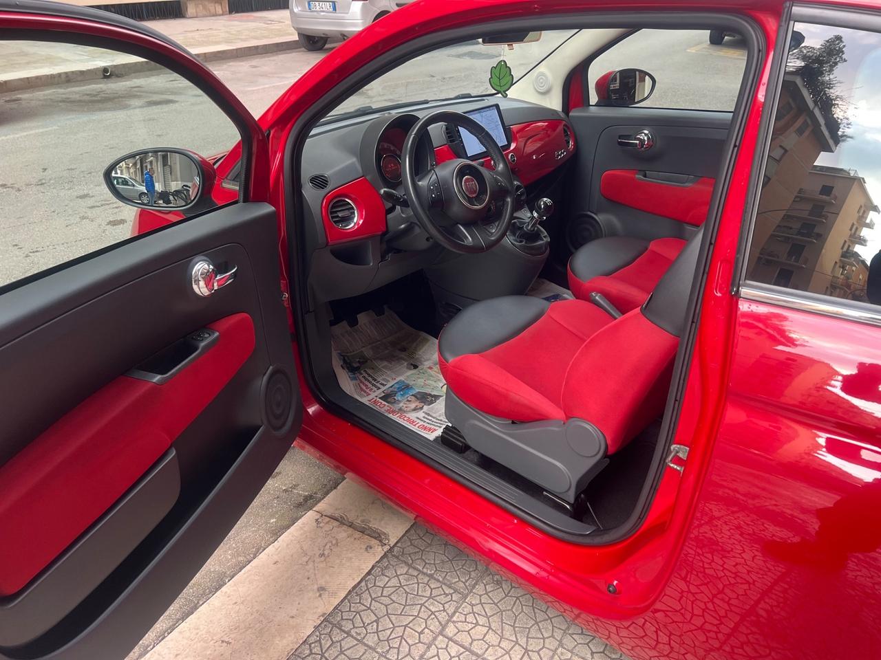 FIAT 500 1.2 GPL TETTO APRIBILE NAVI DVD