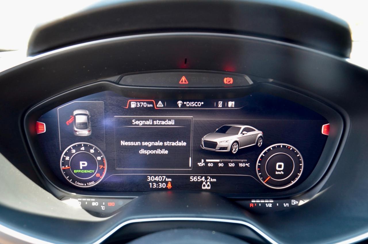 AUDI TT COUPE 40 2.0 TFSI 197cv S-TRONIC, BOLLO 6/26, EURO 6D, BANG & OLUFSEN, 19", FULL LED, RETROCAMERA, PERMUTE