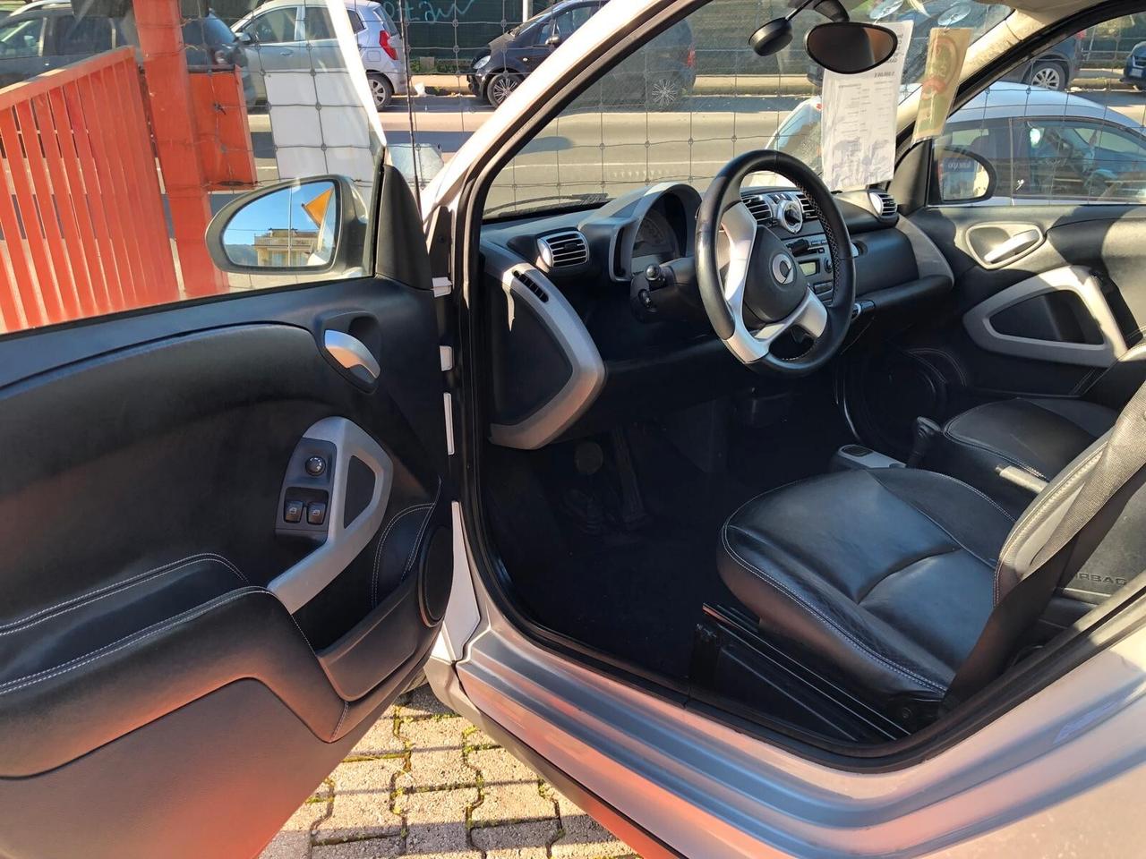 Smart ForTwo 1000 PULSE INTERNO IN PELLE CAMBIO AUTOMATICO E LEVE SUL VOLANTE X NEOPATENTATO POSSIBILITA' DI GARANZIA FINO A 36 MESI