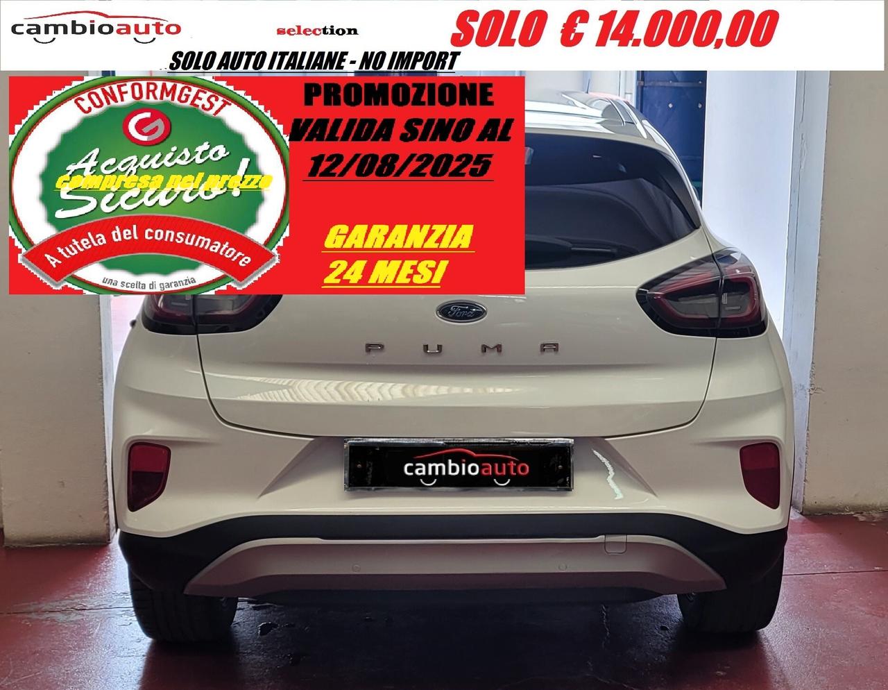 Ford Puma 1.0 EcoBoost Hybrid 125 CV S&S Titanium