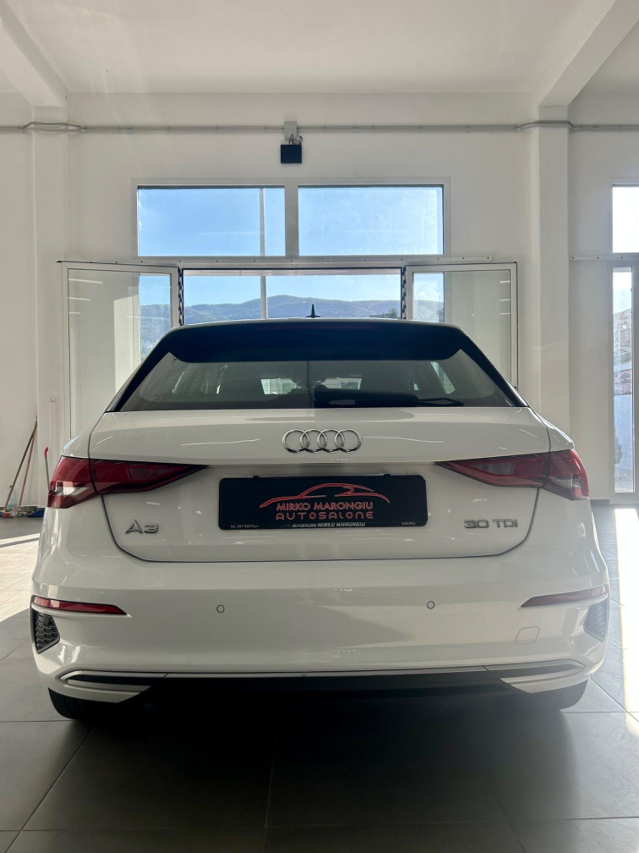 Audi A3 SPB 30 TDI 2020 FINANZIABILE