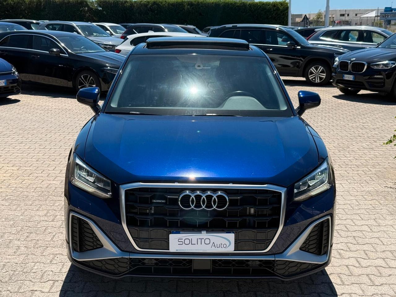 Q2 2.0 150CV quattro S line Edition + TETTO Blu Navarra