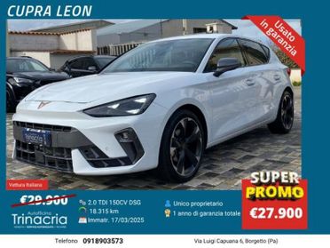 CUPRA Leon 2.0 TDI 150CV DSG