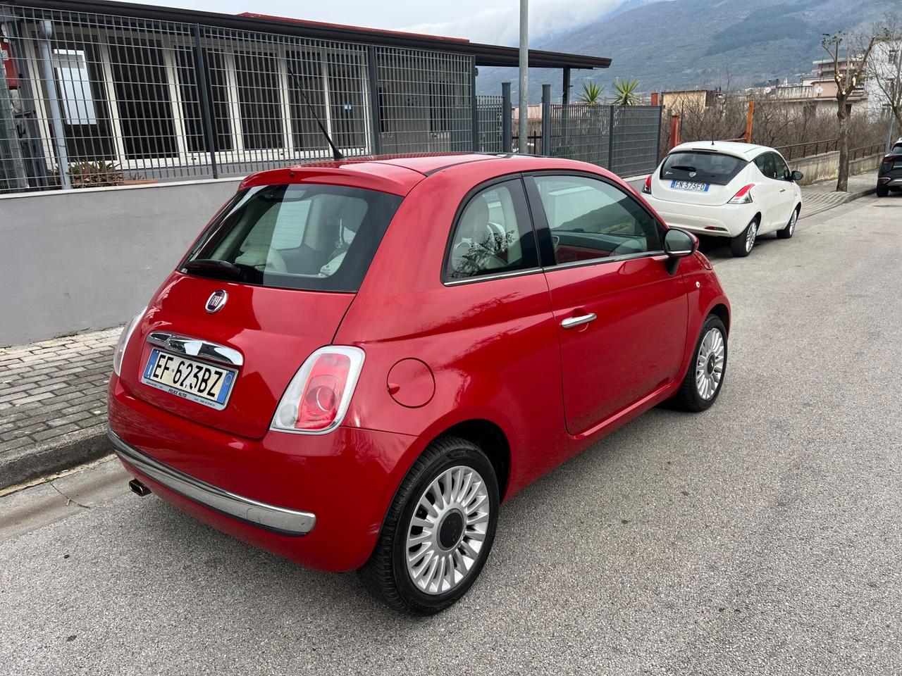 Fiat 500 1.2 benzina 69cv Lounge 2010 tetto