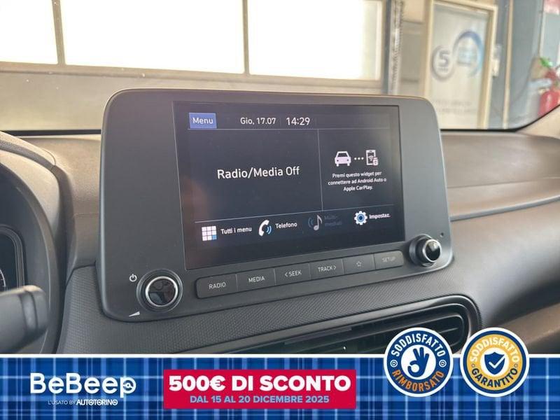 Hyundai Kona 1.6 CRDI 48V XLINE SAFETY PACK 2WD 136CV DCT