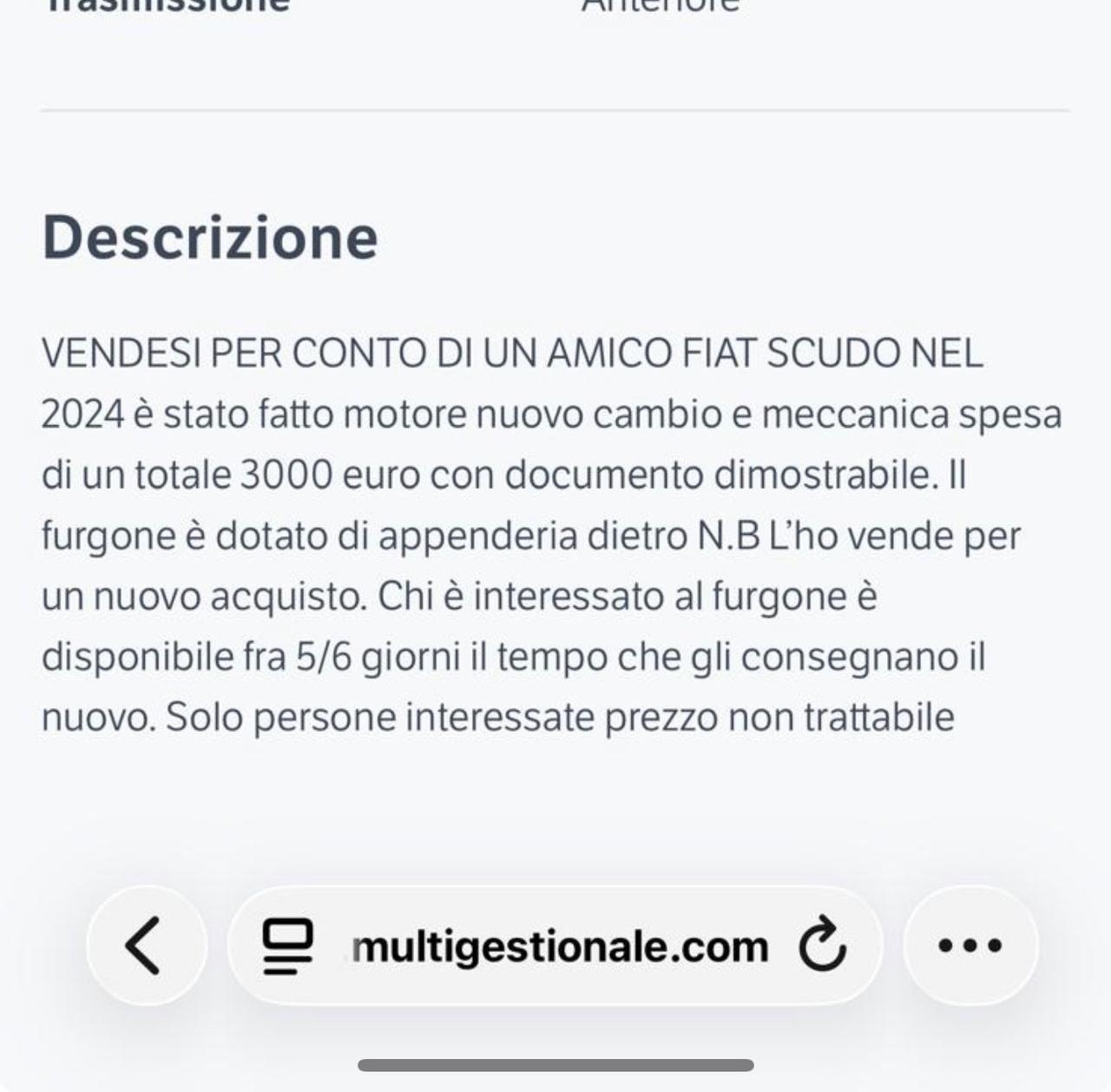 Fiat Scudo 2.0 MJT/130 PC-TN Furgone 10q. Business