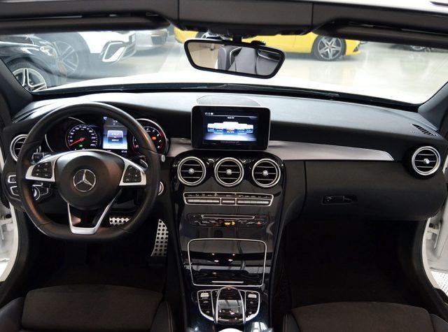 MERCEDES-BENZ C 180 Cabrio Premium Amg Automatica Capote Blu