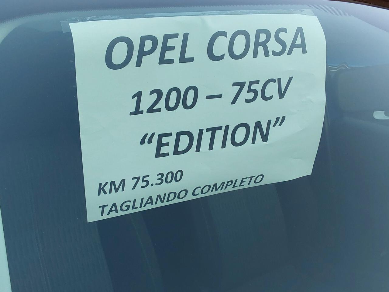 Opel Corsa 1.2 75 Cv Edition (Bicolore Metallizzato).