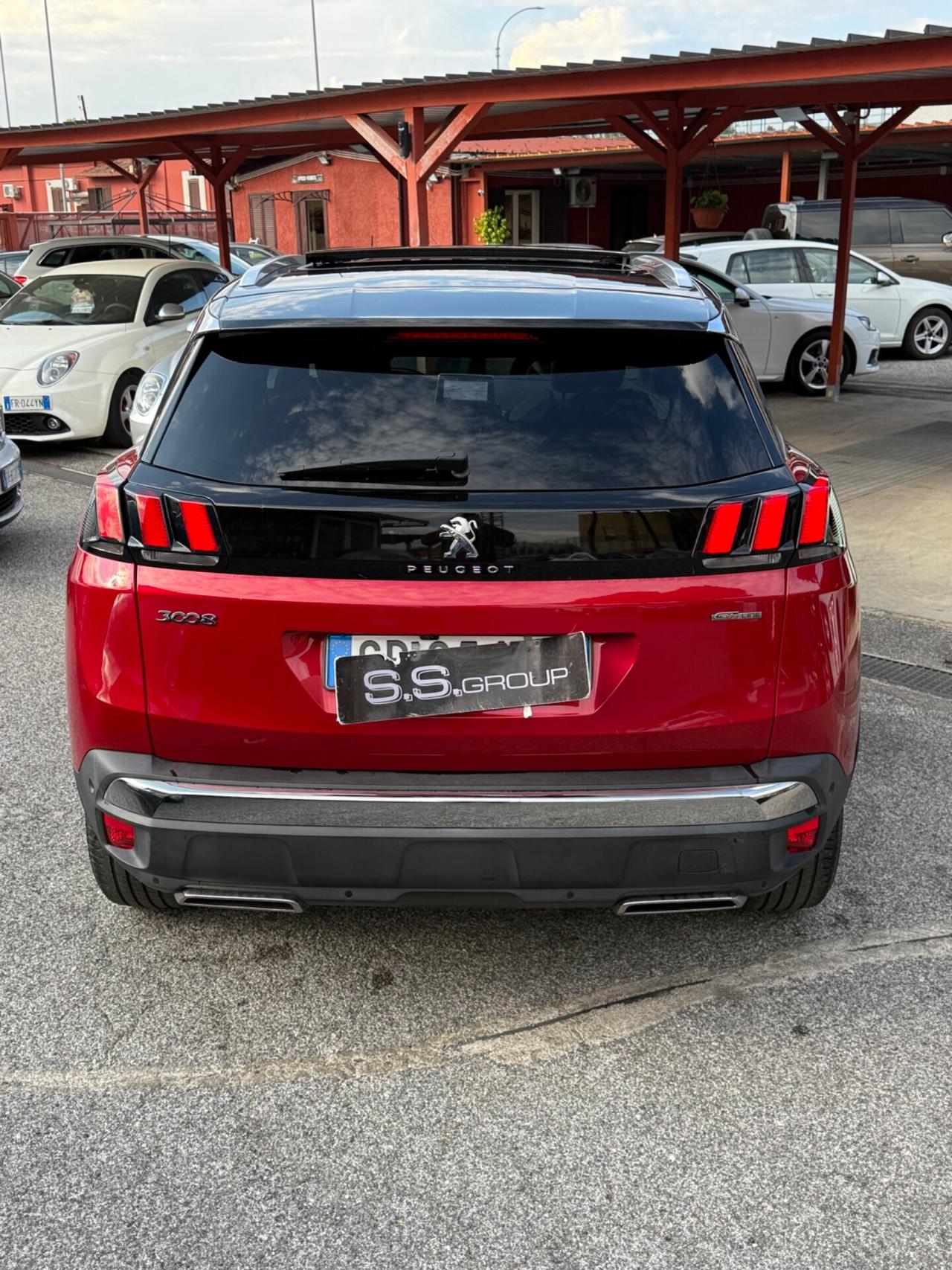 3008 BlueHDi 130 -GT Line-TETTO-garanzia-unipro