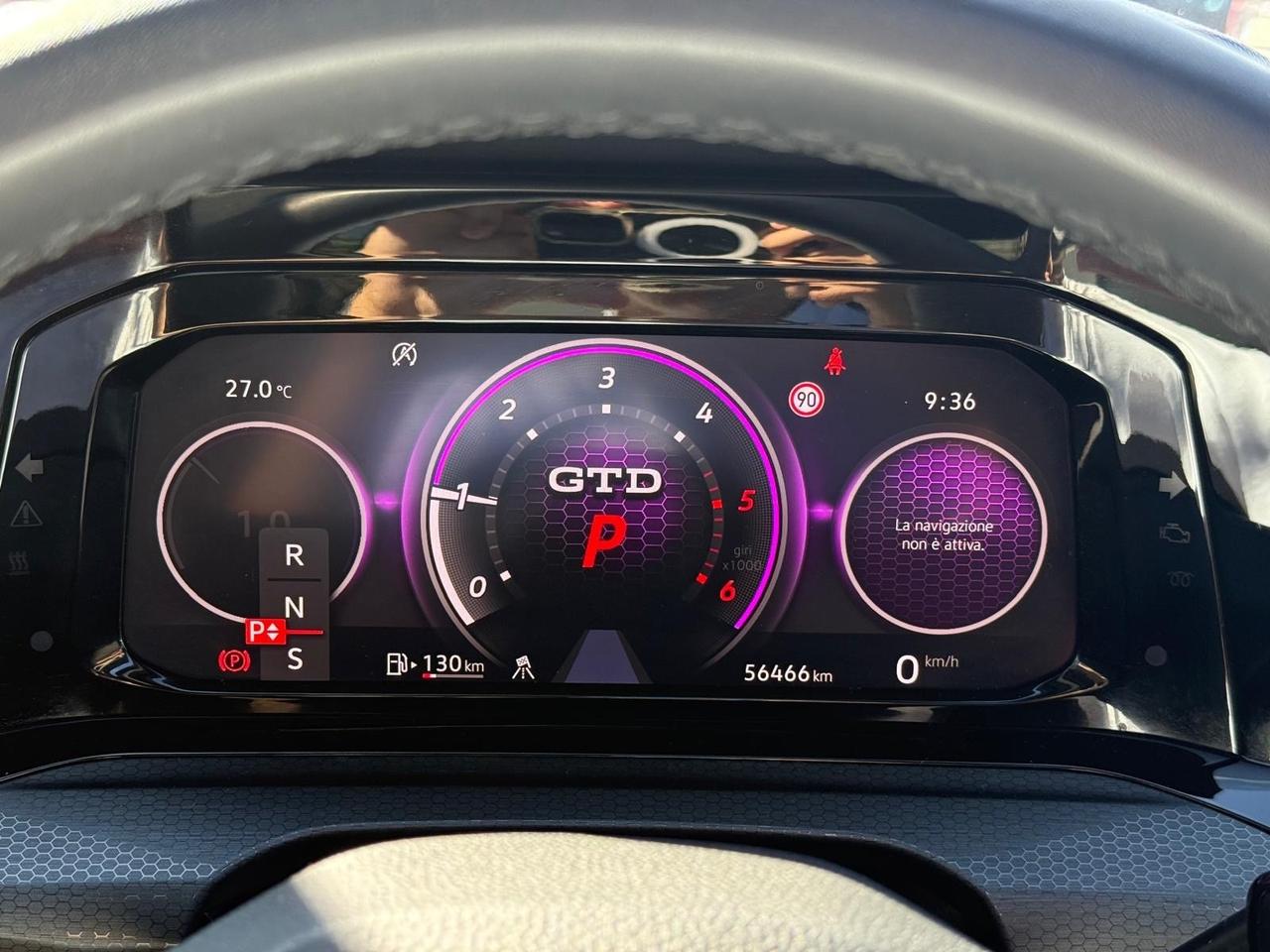 Volkswagen Golf 2.0 TDI DSG GTD Led Tetto Apr. Navy Cam 360* IQ Light
